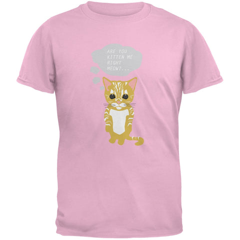 Kitten Me Pink Adult T-Shirt
