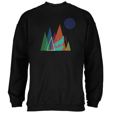 Howl At The Moon Black Adult Sweatshirt