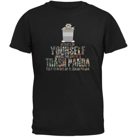 Always Be Yourself Trash Panda Black Youth T-Shirt