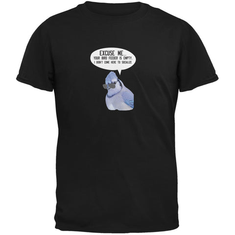I'm Not Here To Socialize Blue Jay Adult T-Shirt