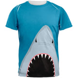 Summer Shark Attack Teeth All Over Adult T-Shirt