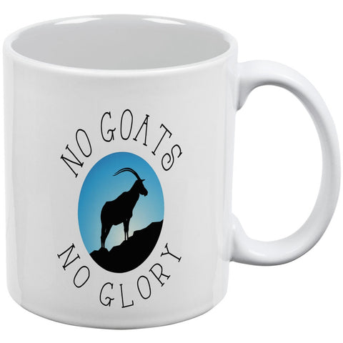 No Guts Goats No Glory White All Over Coffee Mug