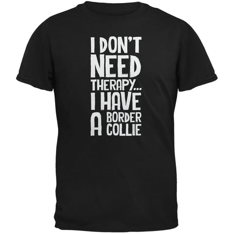 I Don't Need Therapy Beagle Black Adult T-Shirt