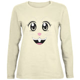 Anime Rabbit Face Usagi Natural Womens Long Sleeve T-Shirt