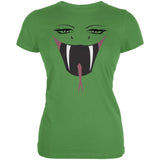 Anime Snake Face Hebi Heather Brown Juniors Soft T-Shirt