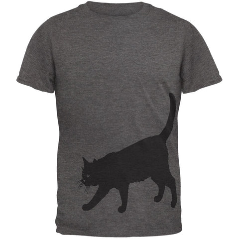 Bombay Cat Sneaking All Over Dark Heather Soft Adult T-Shirt
