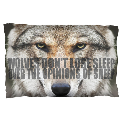 Wolves Sleep Opinions Sheep Pillow Case