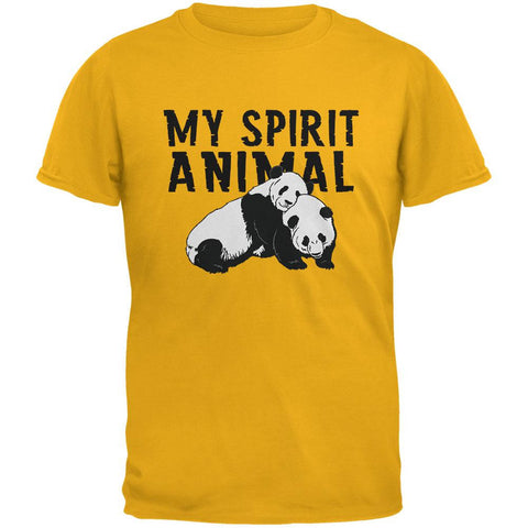 My Spirit Animal Panda Gold Youth T-Shirt