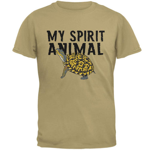 My Spirit Animal Turtle Tan Adult T-Shirt