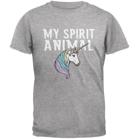 My Spirit Animal Unicorn Heather Grey Youth T-Shirt