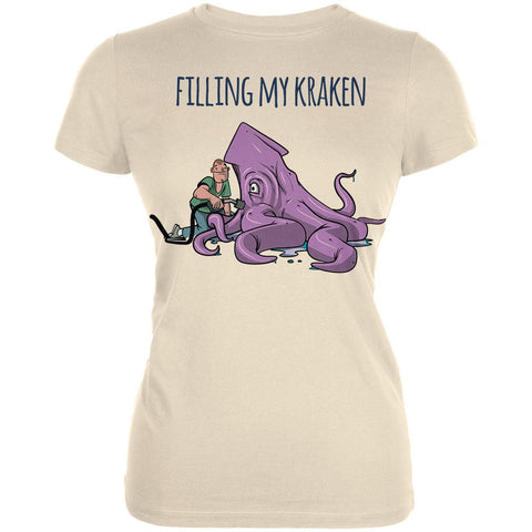 Filling My Kraken Cream Juniors Soft T-Shirt