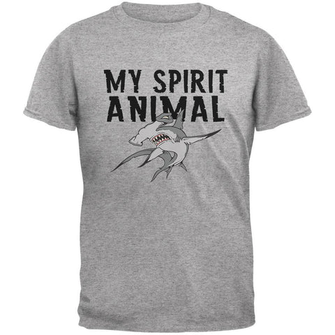 My Spirit Animal Hammerhead Shark Heather Grey Youth T-Shirt