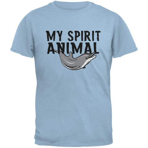My Spirit Animal Dolphin Light Blue Youth T-Shirt