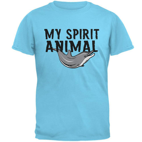 My Spirit Animal Dolphin Sky Adult T-Shirt