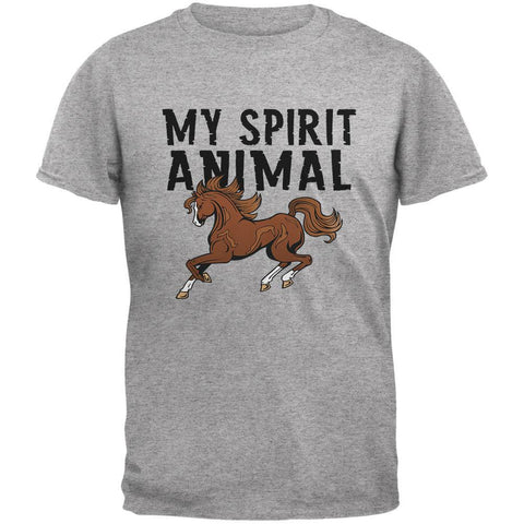 My Spirit Animal Horse Heather Grey Youth T-Shirt