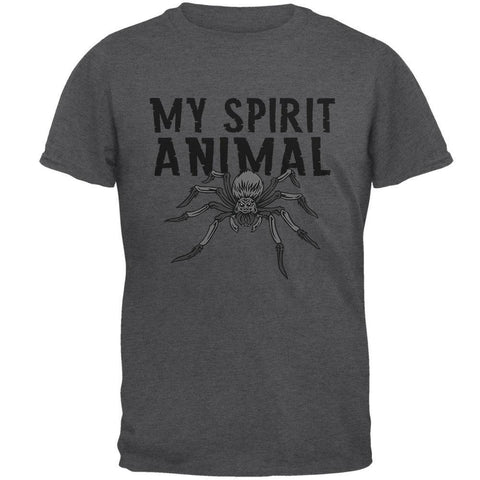 My Spirit Animal Spider Dark Heather Adult T-Shirt