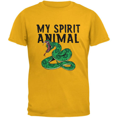 My Spirit Animal Snake Gold Youth T-Shirt