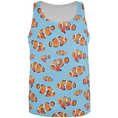 Clownfish All Over Adult Tank Top