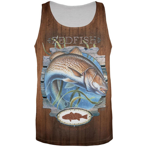 Red Fish Trophy All Over Adult Tank Top