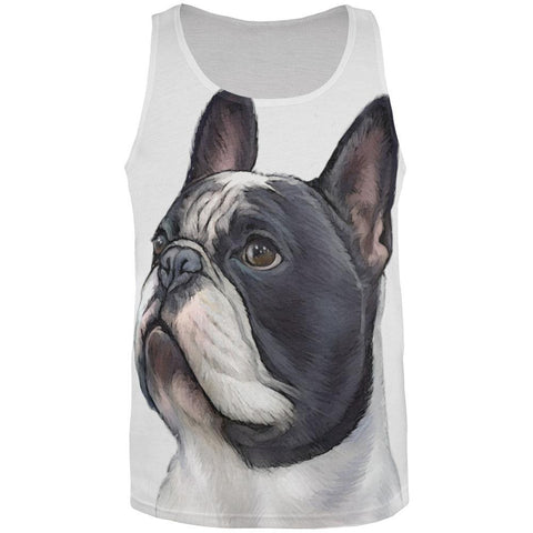 Proud French Bulldog All Over Adult Tank Top