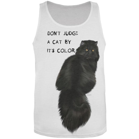 Don't Judge a Cat All Over Adult Tank Top