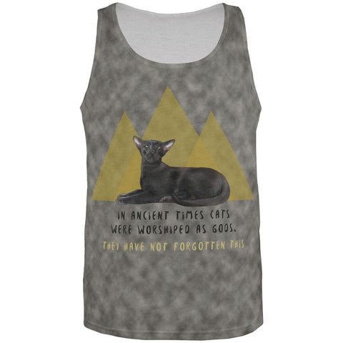 Cat Gods All Over Adult Tank Top