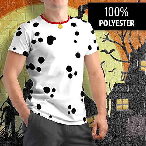 dalmatian dress shirt Amazon.com: ComfyCamper Adult Mens Dalmatian Shirt